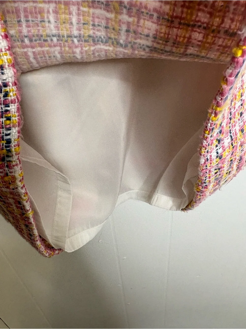 J Crew Dress Womens 2 Going Places Tweed Preppy Classic Old Money Pink Girly